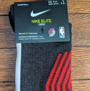 Nike Elite NBA Portland Trailblazers Socks New L